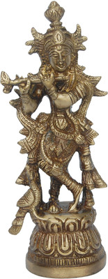 17% OFF on aakrati Lord Krishna Awesome Statue Made Decorative Showpiece - 18 cm(Brass, Brown) 17% OFF on aakrati Lord Krishna Awesome Statue Made Decorative Showpiece - 18 cm(Brass, Brown)
