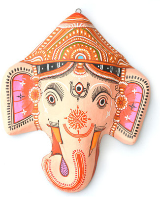 

Art Godaam Decorative Showpiece - 27 cm(Paper Mache, Peach)
