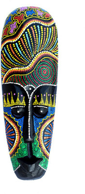 

Art Godaam Coloured figure Decorative Showpiece - 50 cm(Wooden, Multicolor)