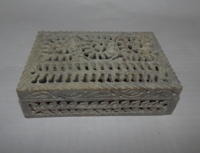 

Mahaveer Creation Decorative Showpiece - 5 cm(Stoneware, Grey)