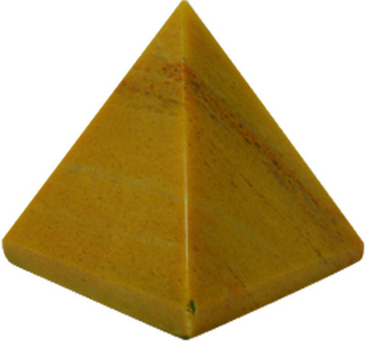 

Reiki Crystal Products Natural Yellow Jasper 45-50 mm Crystal Stone Pyramid Decorative Showpiece - 5 cm(Crystal, Yellow)