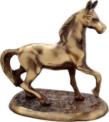 47% OFF on HanDecor Horse On Plate Decorative Showpiece - 14 cm(Brass, Brown) 47% OFF on HanDecor Horse On Plate Decorative Showpiece - 14 cm(Brass, Brown)