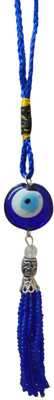 

Reiki Crystal Products Feng Shui Evil Eye Car and Door Hanging for Protection Good Luck & Brings Prosperity Success Gift Item Decorative Showpiece - 18 cm(Polyresin, Blue)