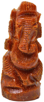 

Numeroastro Carved Haldi (Turmeric) Lord Ganesha Decorative Showpiece - 2.5 cm(Wooden, Brown)