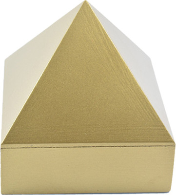 

Reiki Crystal Products Vastu / Feng shui Wooden Pyramid Wish Box 6 Inch Decorative Showpiece - 18 cm(Wooden, Gold)