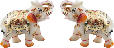 

Emboss Culture Decorative Showpiece - 7 cm(Stoneware, Multicolor)