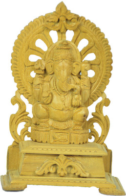15% OFF on SC Handicrafts Lord Ganesha Decorative Showpiece - 8 cm(Wood, Beige) 15% OFF on SC Handicrafts Lord Ganesha Decorative Showpiece - 8 cm(Wood, Beige)