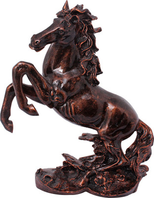 

Art N Hub Fengshui Victory Horse / Pet Animal Statue Home Decor Gift item Decorative Showpiece - 29 cm(Earthenware, Multicolor)