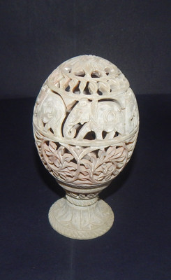 

Mahaveer Creation Decorative Showpiece - 15 cm(Stoneware, Grey)