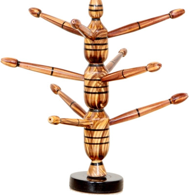 

Genius Bird Decorative Showpiece - 26.5 cm(Wooden, Multicolor)