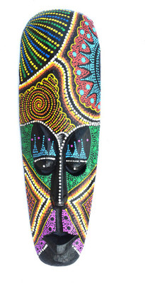 

Art Godaam Coloured figure Decorative Showpiece - 50 cm(Wooden, Multicolor)