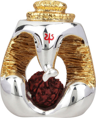 

Jewel99 Ganesha Decorative Showpiece - 5.7 cm(Silver, Silver)