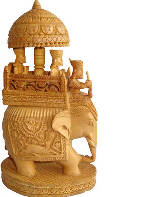 55% OFF on Haveli Arts Wooden Elephant Decorative Showpiece - 22 cm(Wooden, Yellow) 55% OFF on Haveli Arts Wooden Elephant Decorative Showpiece - 22 cm(Wooden, Yellow)