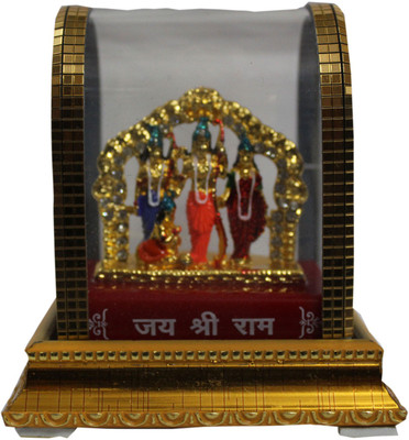 

Creative Gifts God Idol Ram Darbar For Car Dashboard Decorative Showpiece - 9 cm(Plastic, Multicolor)