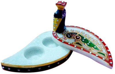 

Miracle Furnishings Decorative Showpiece - 7.5 cm(Stoneware, Multicolor)