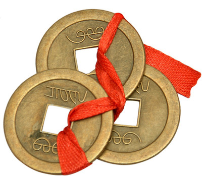

Vashoppee Vastu / Feng Shui / 3 Lucky Coin Set Decorative Showpiece - 3 cm(Iron, Gold)