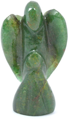 

Reiki Crystal Products Green Aventurine Crystal 1.5 Inch Angel Decorative Showpiece - 4 cm(Stoneware, Green)