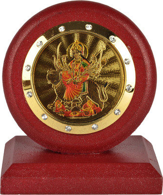 

Riya's Signature Decorative Showpiece - 5 cm(Wooden, Gold)