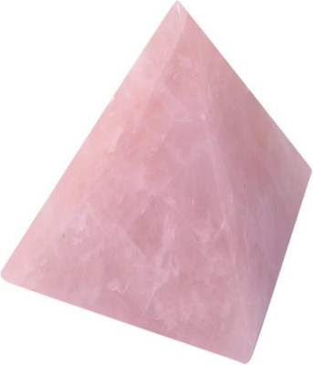 

ByCue Rose Quartz Pyramid Decorative Showpiece - 1 cm(Stoneware, Pink)