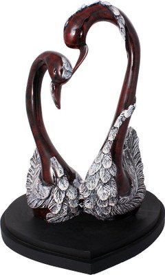 

Art N Hub Duck Love Couple Bird Figurine Home Interior Décor Statue Gift Decorative Showpiece - 33 cm(Earthenware, Multicolor)