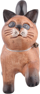 

Magica Decorative Showpiece - 15 cm(Wooden, Brown)