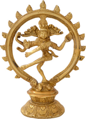 46% OFF on HanDecor Natraj With Carving Decorative Showpiece - 19 cm(Brass, Yellow) 46% OFF on HanDecor Natraj With Carving Decorative Showpiece - 19 cm(Brass, Yellow)
