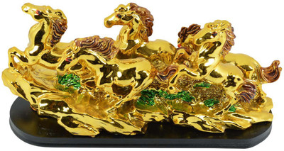 

Reiki Crystal Products Decorative Showpiece - 18.5 cm(Porcelain, Gold)