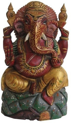 29% OFF on Craft International Lord Ganesha Decorative Showpiece - 20.5 cm(Wood, Multicolor) 29% OFF on Craft International Lord Ganesha Decorative Showpiece - 20.5 cm(Wood, Multicolor)