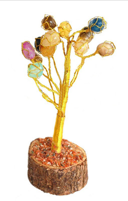 

Gooddeals Decorative Showpiece - 13 cm(Crystal, Wooden, Multicolor)