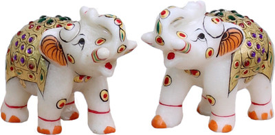 

Crafticia Decorative Showpiece - 9 cm(Stoneware, Multicolor)