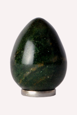 

Excel Green Kyanite Egg Decorative Showpiece - 6 cm(Crystal, Green)