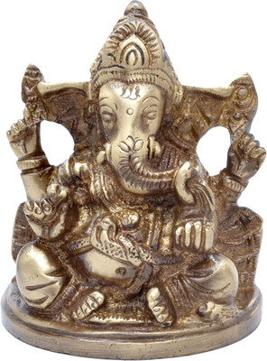 59% OFF on Handecor Lord Ganesha Sitting Decorative Showpiece - 8.75 cm(Brass, Brown) 59% OFF on Handecor Lord Ganesha Sitting Decorative Showpiece - 8.75 cm(Brass, Brown)