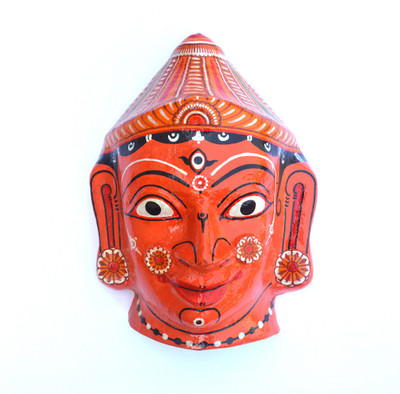 

Art Godaam PAPER MACHE Decorative Showpiece - 23 cm(Paper, Orange)