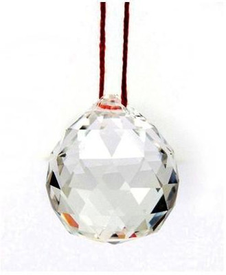 

ShubhBhakti Feng Shui-Crystal Ball Decorative Showpiece - 3 cm(Crystal, Clear)