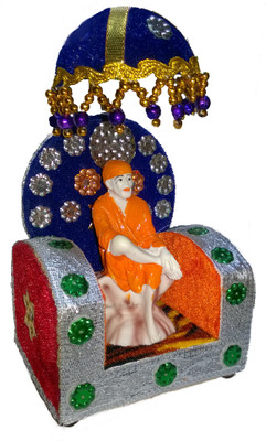 

Swarnim Jewellers Sai Baba Decorative Showpiece - 16 cm(Polyresin, Multicolor)