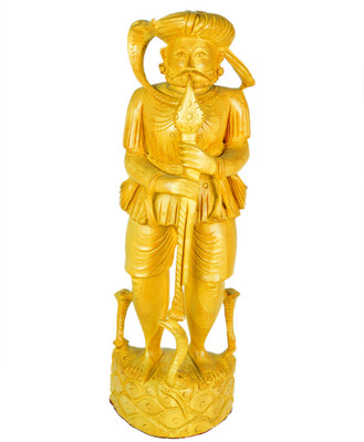 12% OFF on SC Handicrafts Decorative Showpiece - 30 cm(Wood, Beige) 12% OFF on SC Handicrafts Decorative Showpiece - 30 cm(Wood, Beige)