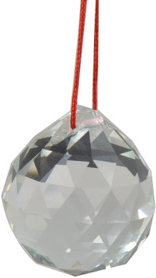 

Ruchi World Eshoppee Vastu Feng Shui Crystal Ball Decorative Showpiece - 4 cm(Crystal, Clear)