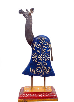 

Purpledip Decorative Showpiece - 17 cm(Carbon Steel, Wooden, Multicolor)