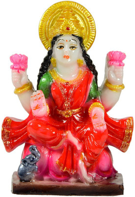 

JaipurCrafts Goddess Laxmi Decorative Showpiece - 20.32 cm(Stoneware, Multicolor)