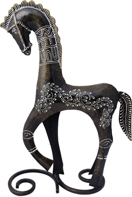 

Super Drool Decorative Showpiece - 40 cm(Stainless Steel, Black)