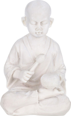 

f9genuine Decorative Showpiece - 16 cm(Marble, White)