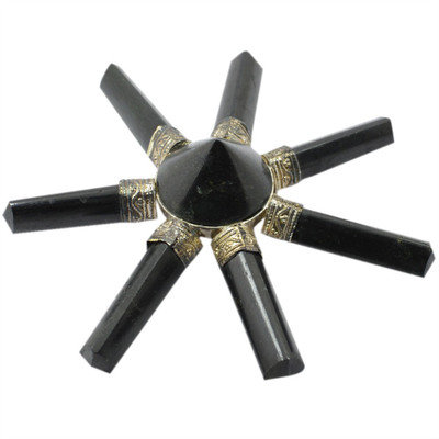 

Reiki Crystal Products Decorative Showpiece - 10 cm(Crystal, Black)