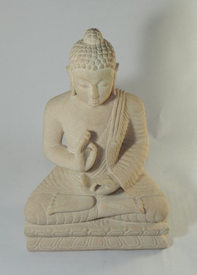 

Mahaveer Creation Decorative Showpiece - 22 cm(Stoneware, Yellow)