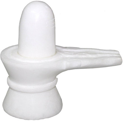 Pooja Creation Decorative Showpiece - 15 cm(Stoneware, White)
