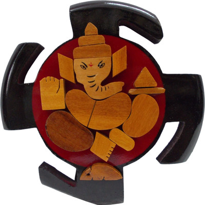 Shiva Arts Decorative Showpiece - 13.5 cm(Wood, Multicolor) Shiva Arts Decorative Showpiece - 13.5 cm(Wood, Multicolor)