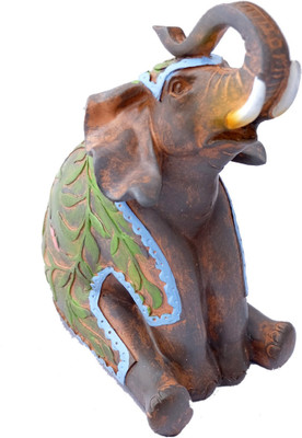 

Super Drool Decorative Showpiece - 17 cm(Wooden, Multicolor)