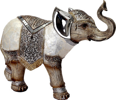 

Saanvi Creations Decorative Showpiece - 24 cm(Microfibre, White)