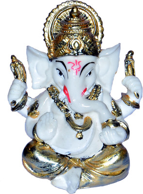 37% OFF on Vaah Raja Ganesh Small Decorative Showpiece - 10 cm(Polyresin, Multicolor) 37% OFF on Vaah Raja Ganesh Small Decorative Showpiece - 10 cm(Polyresin, Multicolor)