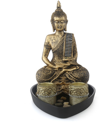 @home Devotional Decorative Showpiece - 30 cm(Polyresin, Brown)