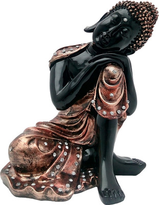 

Art N Hub Meditating Gautam Buddha Handicraft Decor Satue (size H-27 C.M.) Decorative Showpiece - 27 cm(Polyresin, Multicolor)